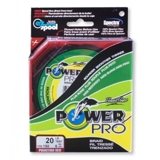 Shimano Power Pro Braided Line Vermillion Red 0.23mm 1370m