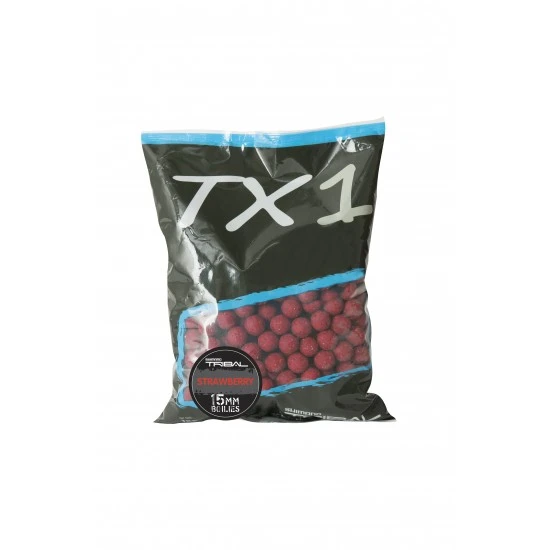 Shimano Tribal TX1 Strawberry Boilies 15mm 1kg